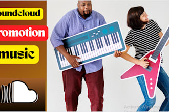 do professional soundcloud promotion for music track