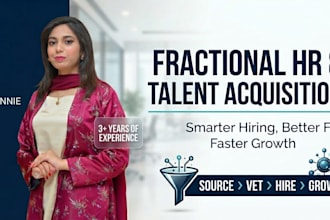 be your fractional HR recruiter and talent acquisition specialist