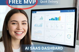 custom ai data dashboard web app python fastapi nodejs django free mvp