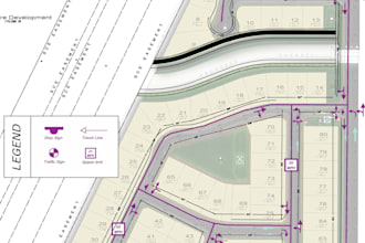 design parking layout and site plan