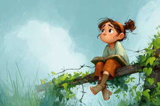 design children book illustration and children storybook