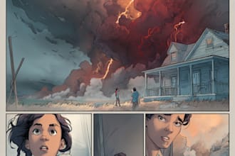 draw a comic page for you