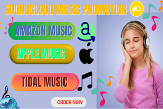promote amazon music apple music tidal soundcloud music promotion