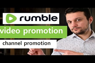 do rumble video channel promotion, channel shoutout to 280m niche audiences