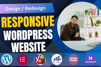 custom wordpress website design, business, e commerce, blog