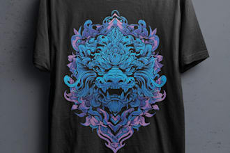 design a creative tshirt illustration