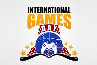 design luxurious international games logo