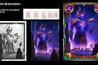 design card for boardgame or game