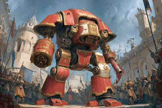 paint a warhammer illustration