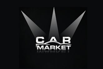 design essential inventive car market logo