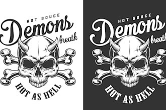 create clean, modern metalcore, deathcore, mathcore, djent, hard rock band logo
