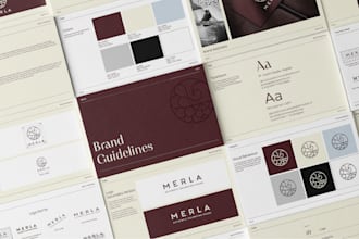 create a professional brand style guide