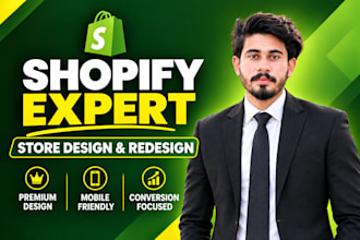 build, design, redesign, clone shopify website or 3d shopify store