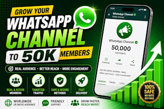 whatsapp channel promotion 50k whatsapp channel followers boost whatsapp channel