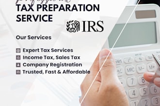 federal tax preparer for personal and business returns