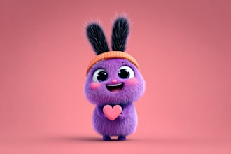 draw cute cartoon character