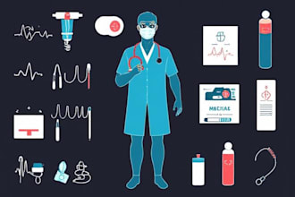 draw professional medical illustrations
