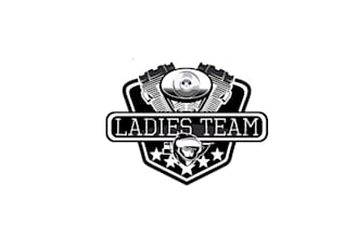 design high resolution motorcycle shop logo