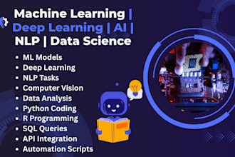 do machine learning, deep learning, ai, nlp, and data science projects in python