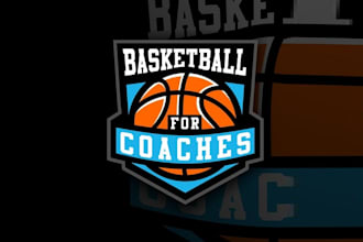 design necessary basketball coaching logo
