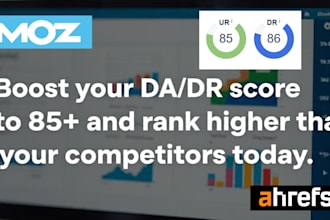 da DR 85 with  white hat backlinks