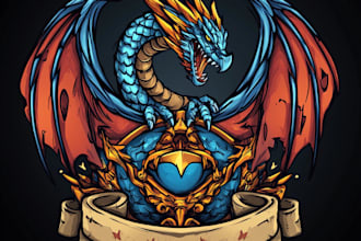 unique fantasy dungeon game logo title pack with