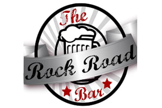 design powerful bar pub vintage industrial logo