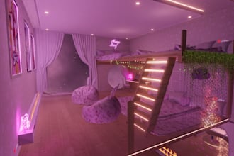 vrchat world 3d hangout space 3d game environment in unity for gamers streamers