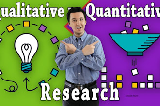 do quantitative, qualitative research, mixed methods, excel analysis, proposal