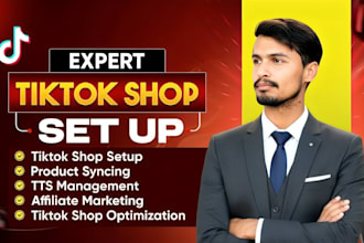 setup and manage tiktok shop with product syncing and affiliate marketing