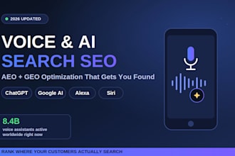 do voice search SEO, aeo, and GEO optimization for chatgpt, google ai, alexa etc
