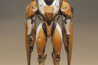 design spectacular robots, cyborgs and mechs