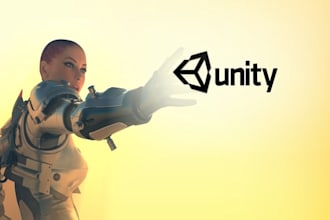 develop unity 3d action and shooting game