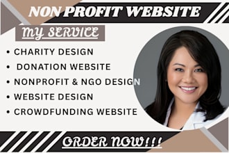 build wordpress nonprofit website, 501c3, ngo, health care, charity website