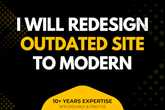 redesign outdated site into modern wp responsive layout
