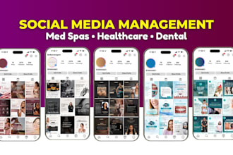 create instagram facebook posts for medspas and dentists