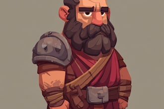 do 2d retro pixel game art character animation