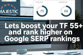 boost majestic tf cf 55 with authority backlinks