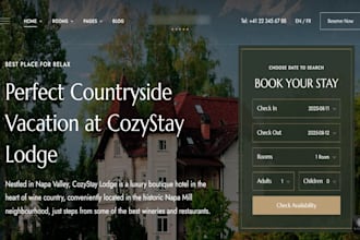 short term rental affiliate hourly daily wordpress booking website