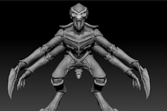 sculpt warhammer creature, 3d miniature, fix file,tabletop model,3d printing,stl