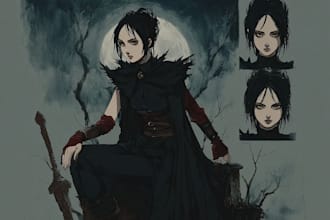 make horror fantasy style