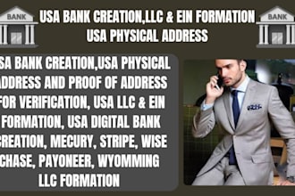 do USA llc residential address proof of address usa bank creation mercury wise