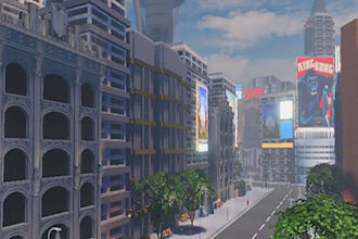 build realistic roblox city maps, detailed buildings for roleplay, roblox map
