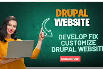 develop drupal website fix update drupal issues