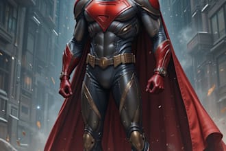 make a superhero character