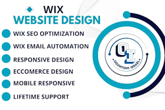 design a high converting wix website and wix website redesign
