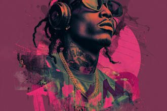 make custom rap album cover and hip hop mixtape art