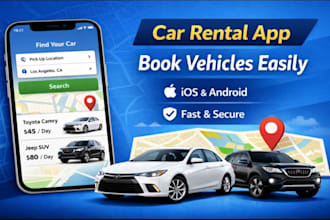 develop a vehicle booking app for a car rental system