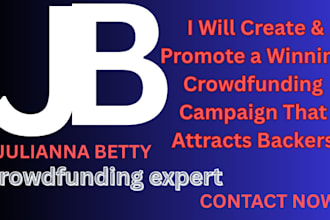 create and promote fundraising crowdfunding campaign that attracts backers donor