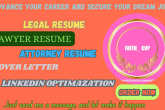 write legal resume, lawyer resume, attorney resume, paralegal and resume writing